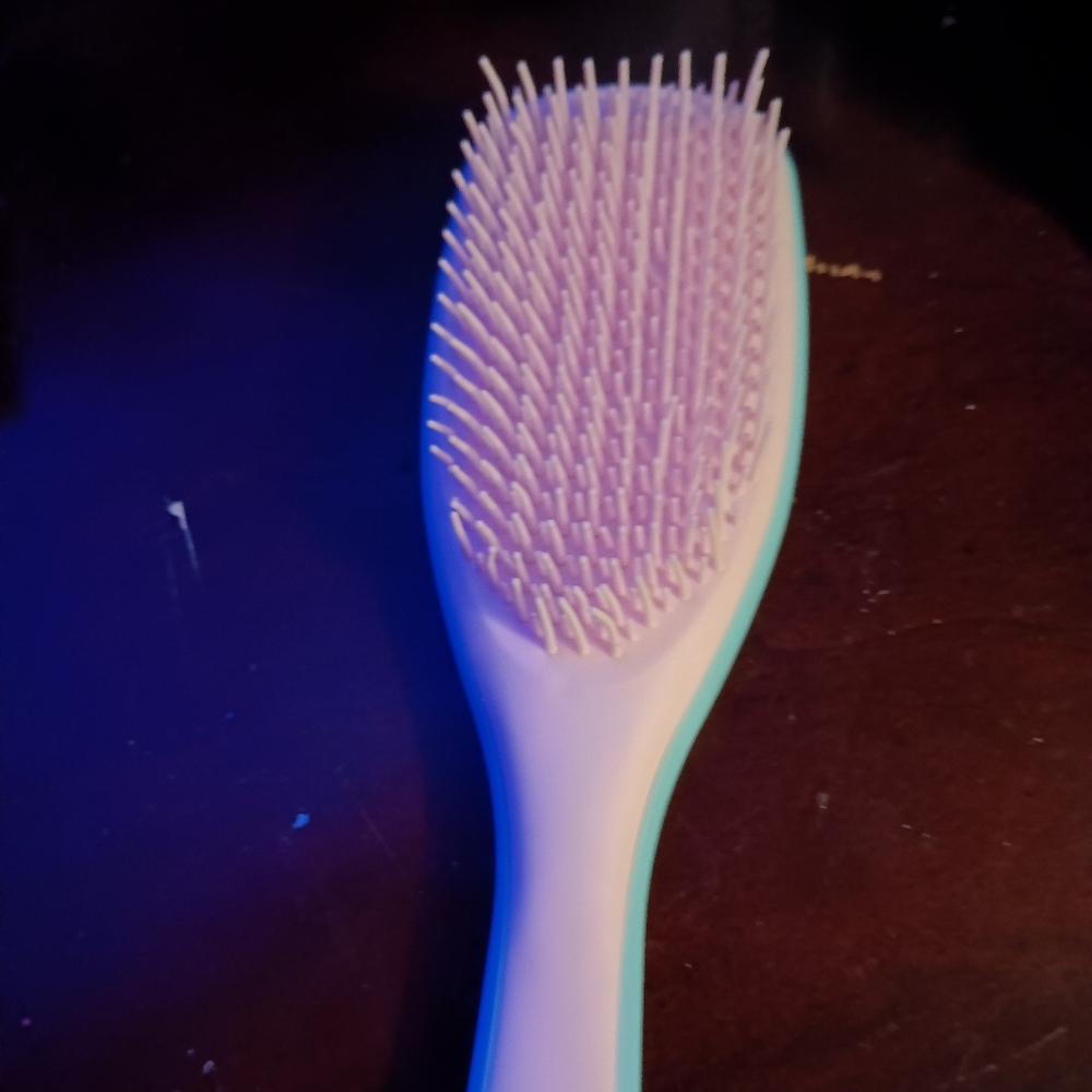 Pink and Blue Hairbrush